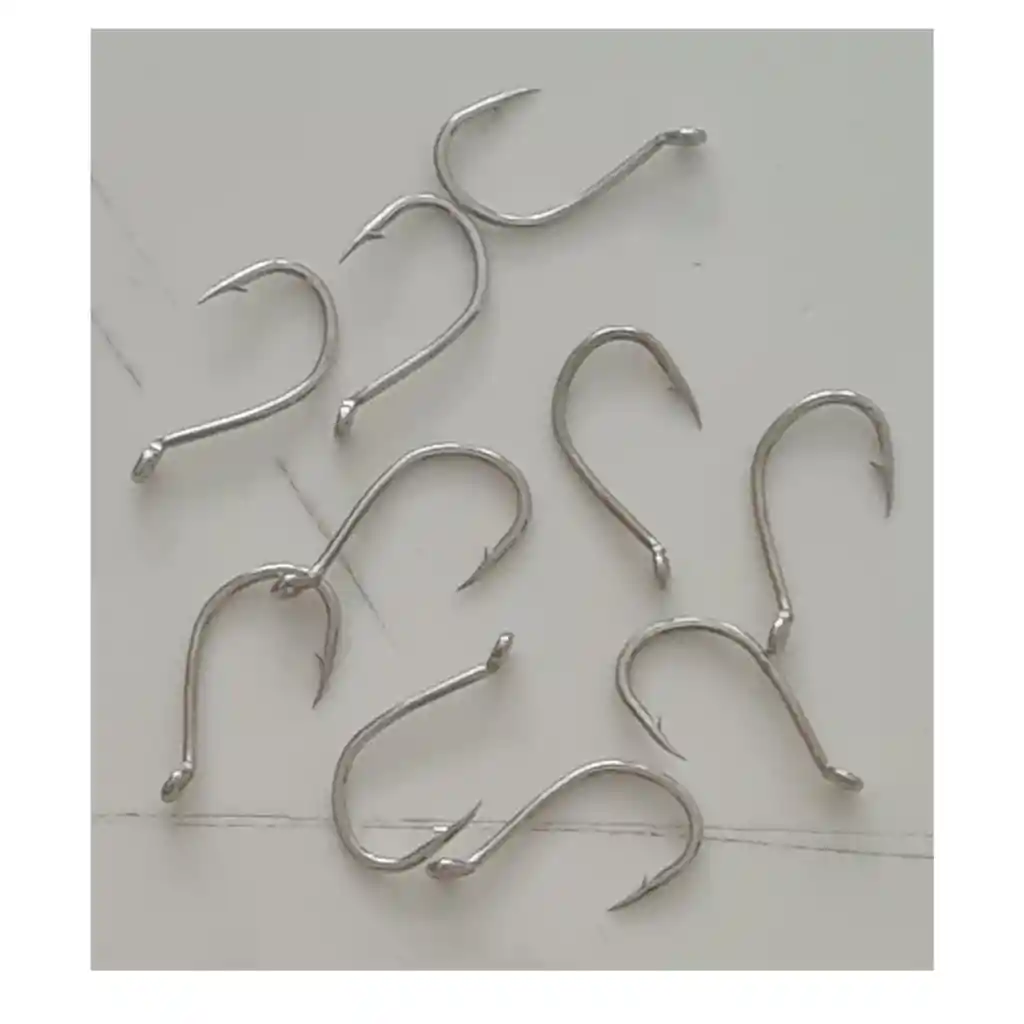 Anzuelo De Pesca Silver Wave Beak Octopus #6 O,11gr 1,5cms X10