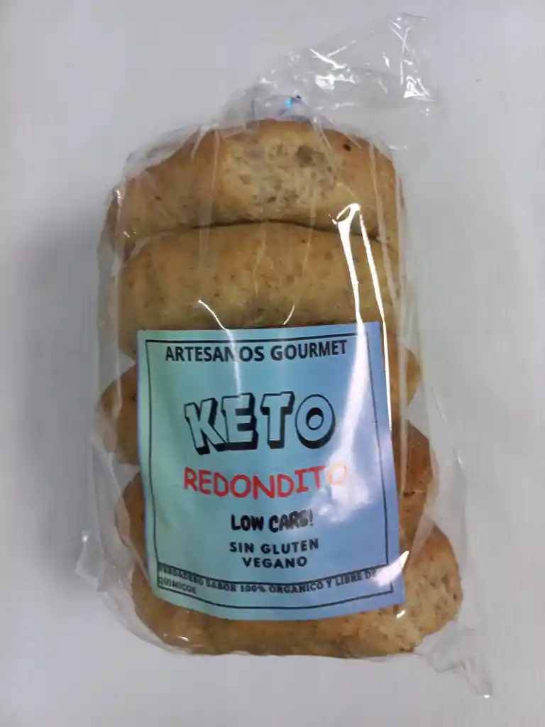 Pan Keto Redondo Artesanos Gourmet