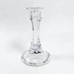 Portavela Vidrio Cuadrado 15.5cm