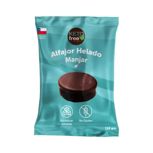 Alfajor Helado Keto Manjar