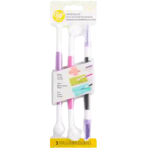 Wilton Set 3 Piezas Para Decorar Fondant