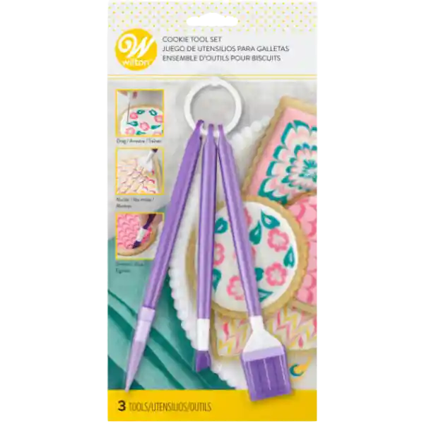 Wilton Set 3 Piezas Herramientas Para Decoración De Galletas
