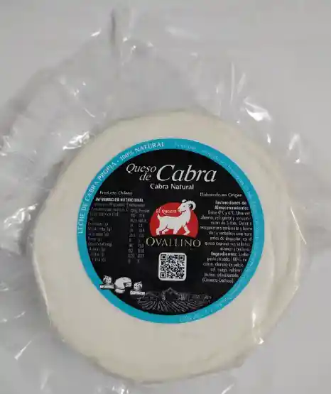 Queso De Xcabra Ovallino Natural 200 G
