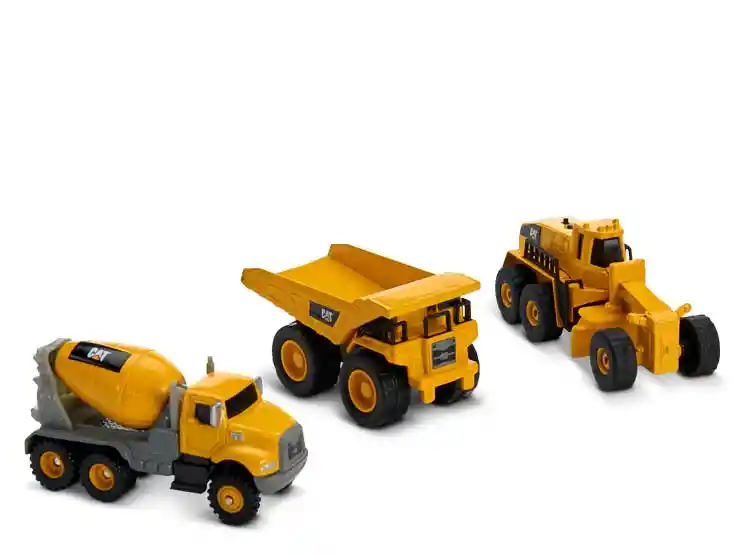 Set Cat Vehiculo Metal 3 Pack 4