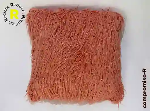 Cojin Ripley Home Peludo Palo Rosa