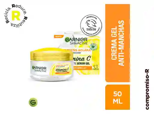 Crema Facial Garnier Gel Hidratante Express Aclara 50 Ml