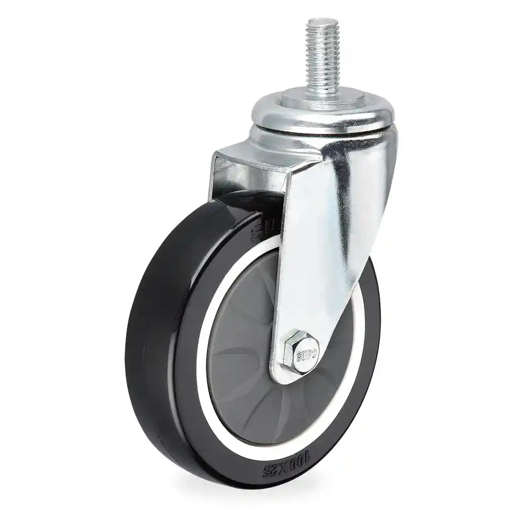 Z08 Pu Rueda Giratoria He 100mm