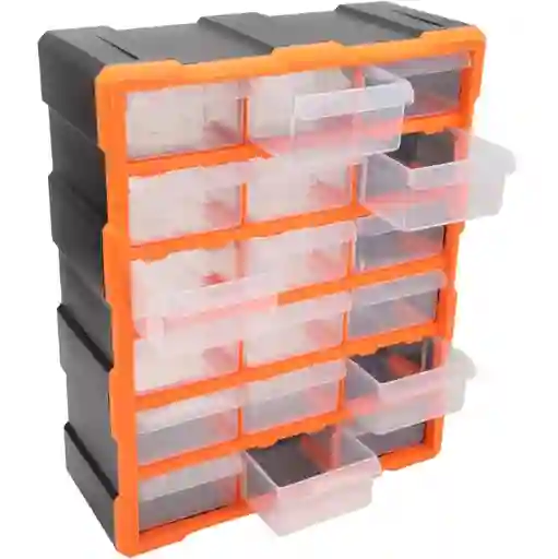 Organizador Con Separacion 18 Bins Transparentes