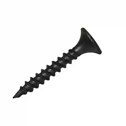Tornillo Yeso Carton Negro Hilo Fino #6 X 1"