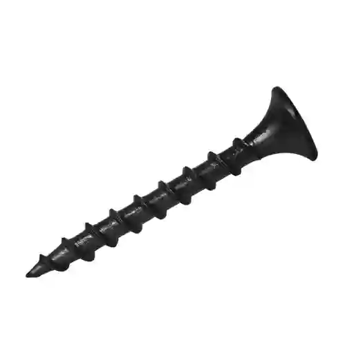 Tornillo Yeso Carton Negro Hilo Grueso #6 X 1.1/4"