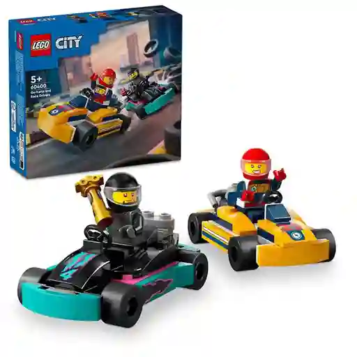 Lego City Go-karts Y Pilotos De Carreras