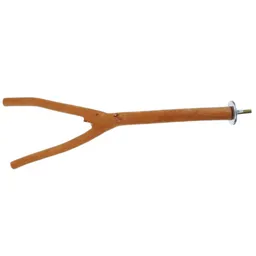 Soporte De Madera Natural Para Pájaros (21cm)
