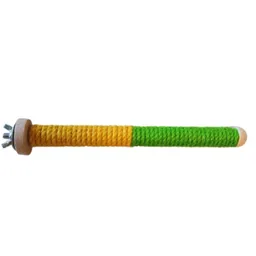 Soporte De Madera Y Sisal Para Pájaros (20cm)