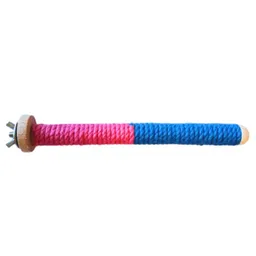 Soporte De Madera Y Sisal Para Pájaros (20cm)