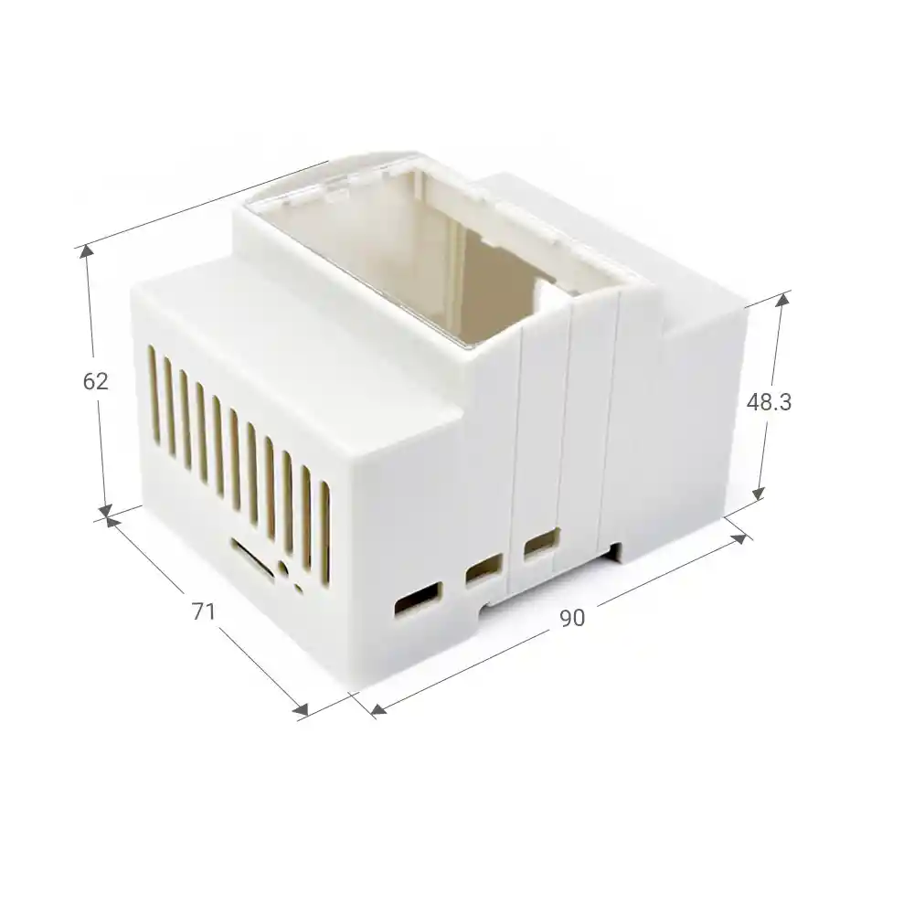 Caja Para Raspberry Pi 5 Con Riel Din