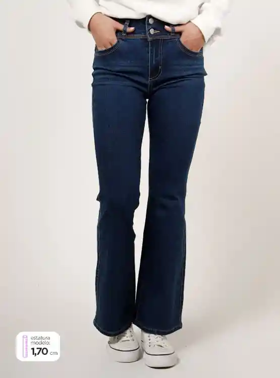 Jeans Mujer Index Flare Talla 46