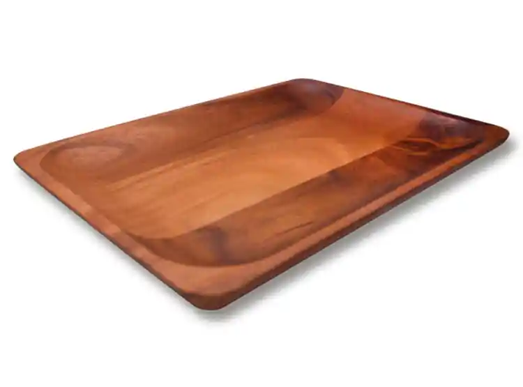 Plato Base Ripley Home Rectangular Acacia Madera