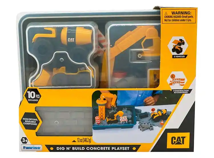 Cat Playset Vehiculos Y Arena