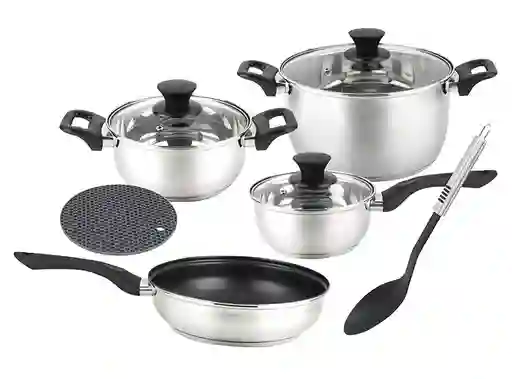 Bateria 9 Pz. Bali Acero Inox Marmicoc