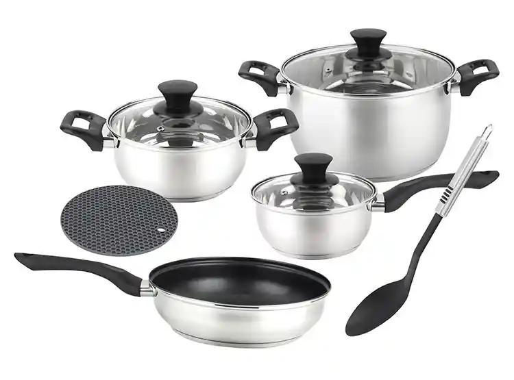 Bateria 9 Pz. Bali Acero Inox Marmicoc