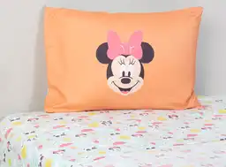 Juego Sábanas Disney Minnie Animales 1.5 Plazas Estampadas
