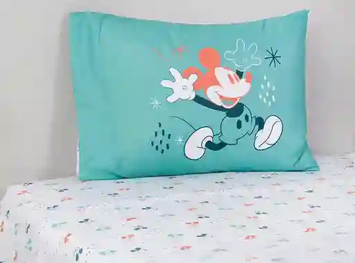 Juego Sábanas Disney Mickey Sketch 1.5 Plazas Estampadas