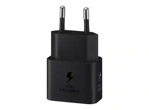 Cargador Samsung Tipo C 25w Negro C/c.