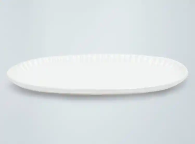 Fuente Maison Linett Fossil Ovalada M Cerámica