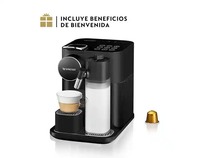 Cafetera Nespresso Gran Lattissima Negra.