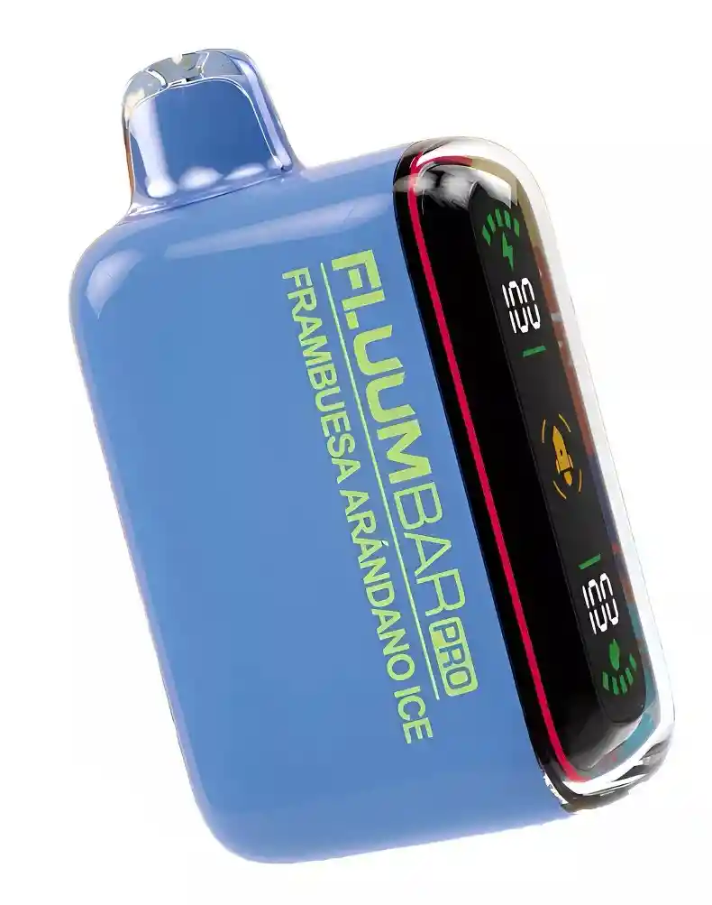 Vaporizador Fluum Bar Pro 30.000 Puff Sabor Frambuesa Arándano Ice