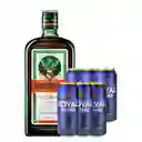 Jagermeister 700cc + Six Pack 470cc