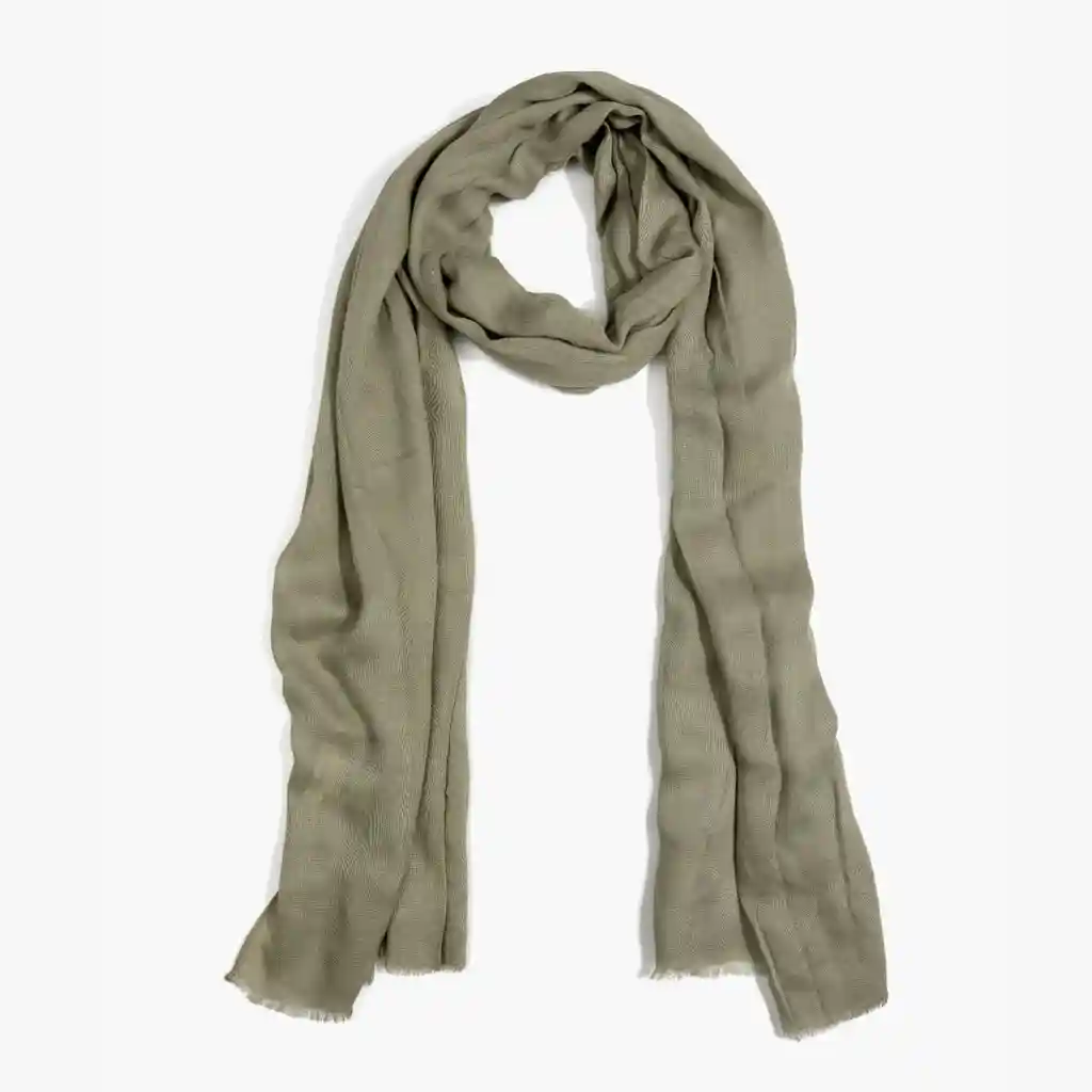 Estola Mujer Unicolor Verde