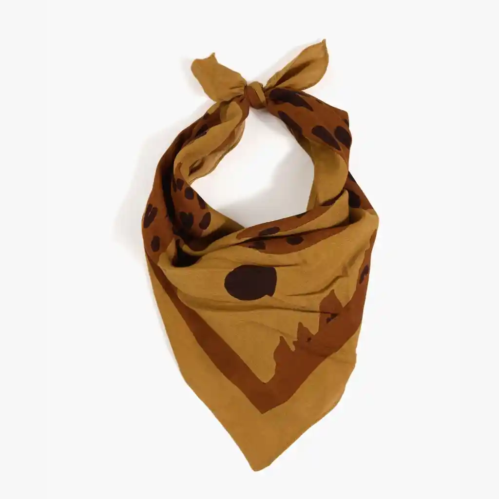 Bandana Mujer Manchas Safari Café