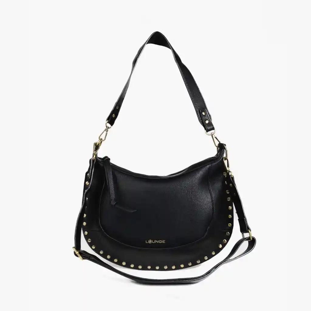 Cartera De Hombro Mujer Tachas Negro