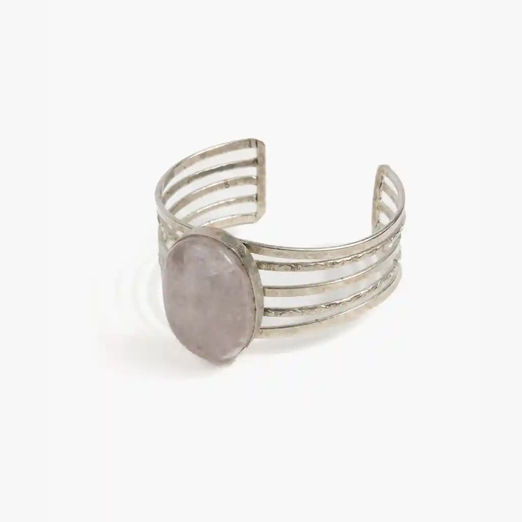 Esclava Mujer Piedra Plateado