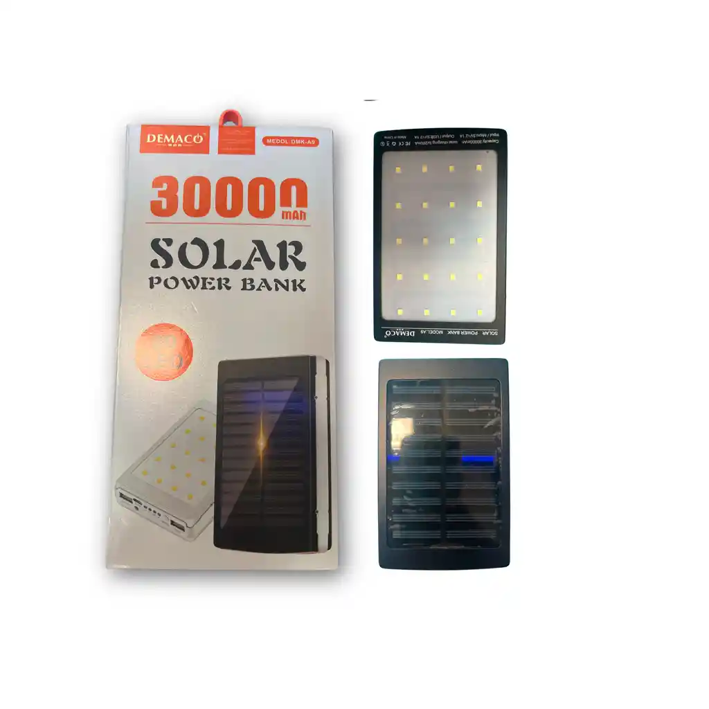 Cargador Portatil Solar 30.000 Mha