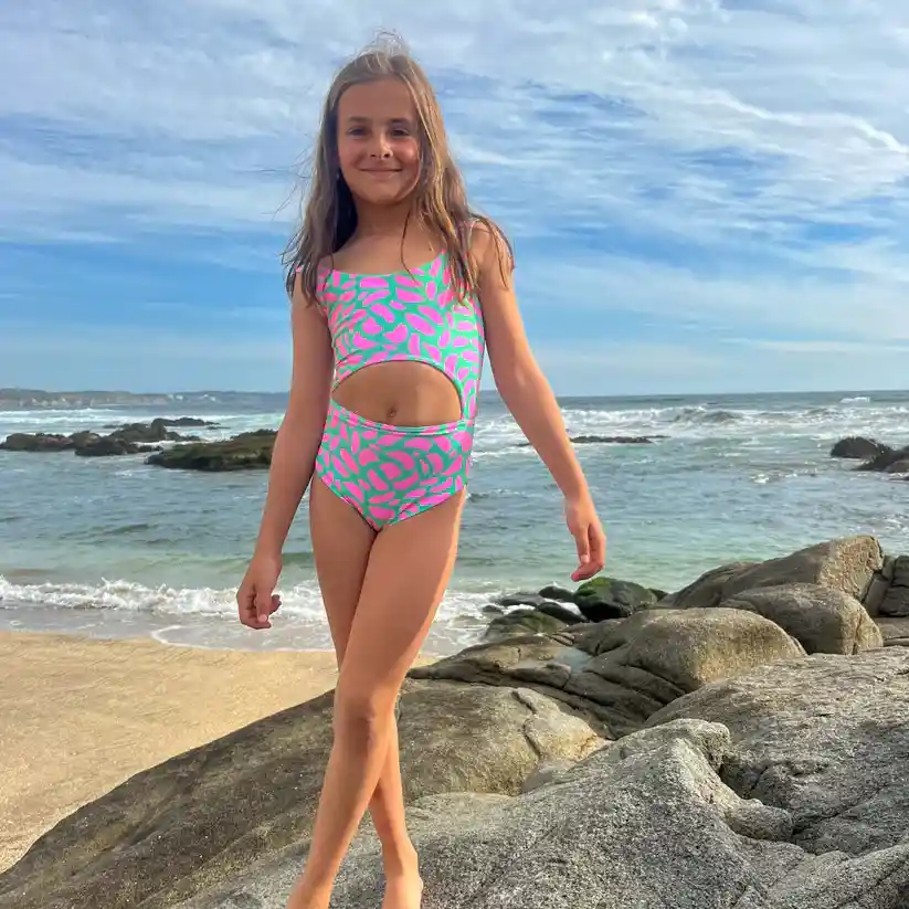 Entero Bolonia Petite Cheeta Green Talla 4