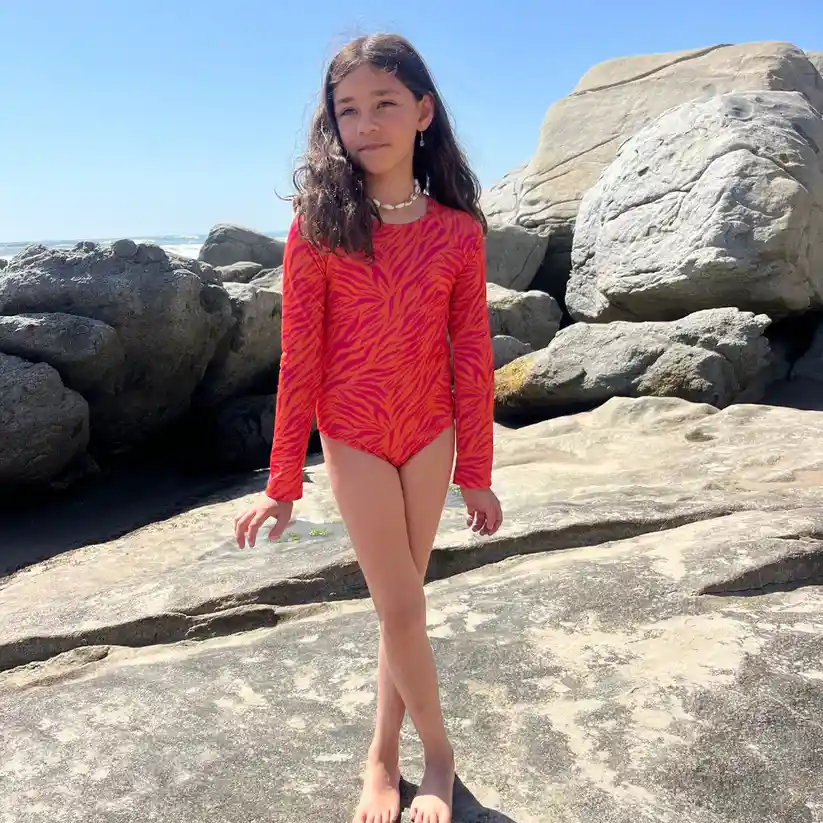 Entero Luna Zebra Pink Talla 6