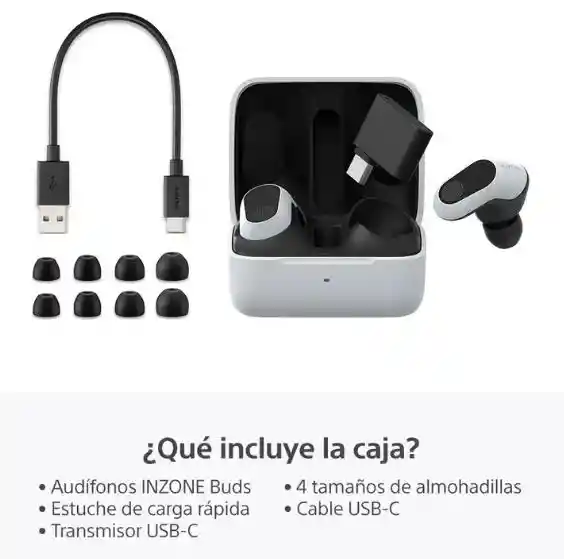 Auriculares True Wirelesss Gamer Wf-g700/w Blanco
