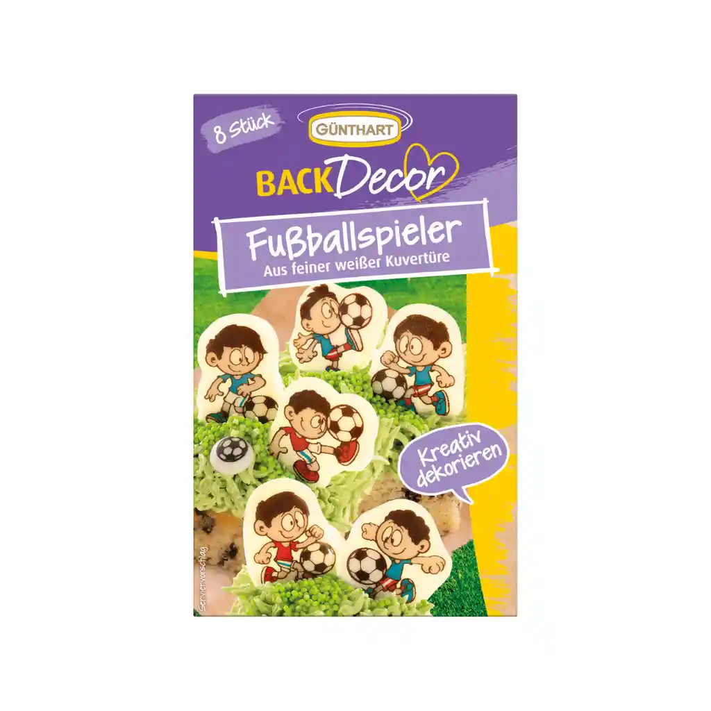 Jugadores De Fútbol Chocolate (18g) Back Decor