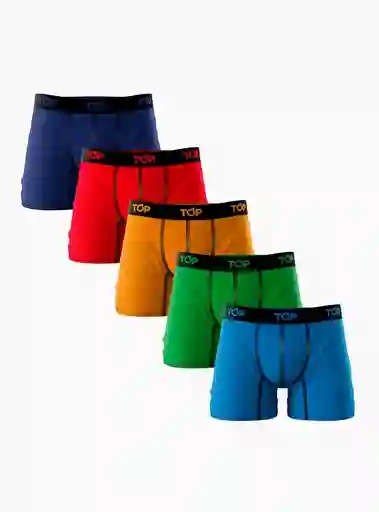 Pack X5 Bóxer Top Talla L