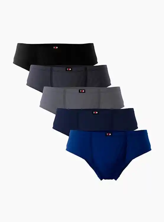 Pack X5 Slip Top Algodón Talla L