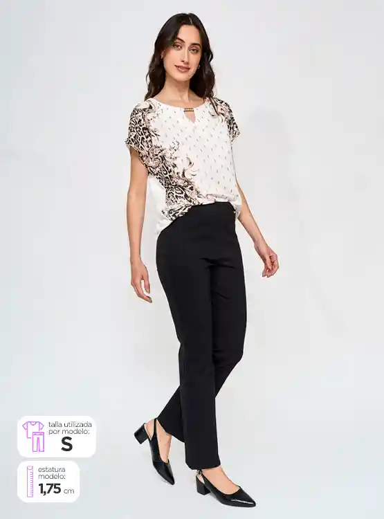 Pantalón Mujer Cacharel Tencel Talla Xl