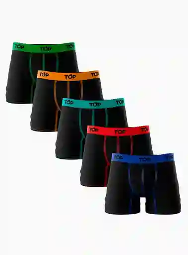 Pack 5 Boxer Top Talla L