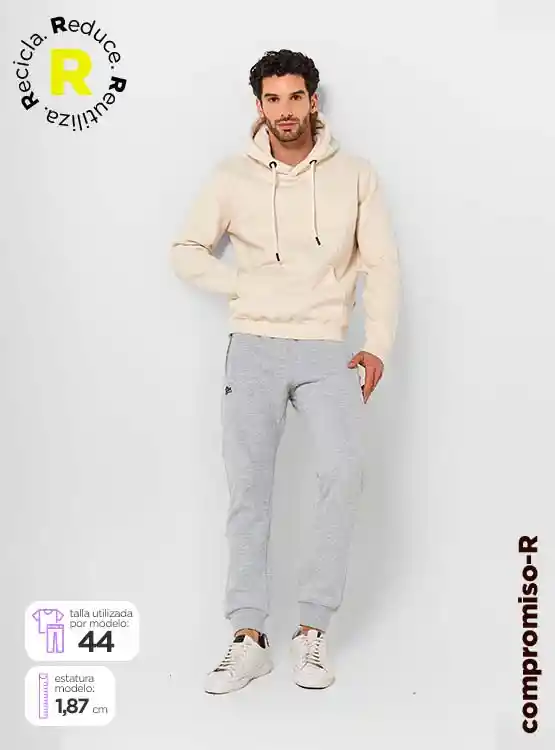 Pantalón Hombre Robert Lewis Buzo Jogger Talla Xl