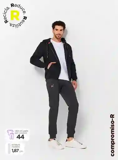 Pantalón Hombre Robert Lewis Buzo Jogger Talla S