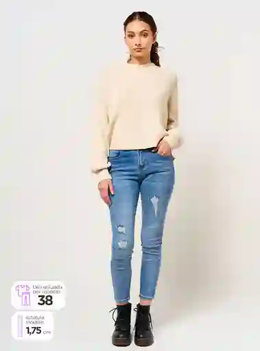 Jeans Mujer Barbados Skinny Talla 44