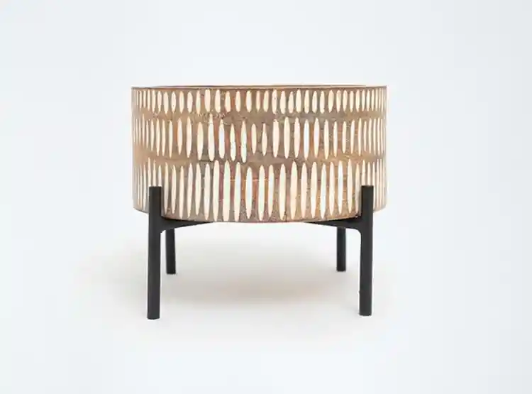 Macetero Madera 17cm Maison