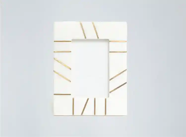 Marco De Fotos Maison Linett Mármol Blanco