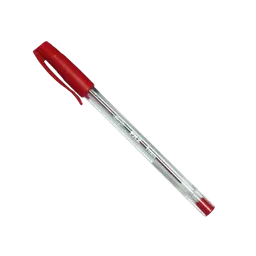 Pack 5 Bolígrafos Pasta Fx2 Color Rojo Punta 1mm.